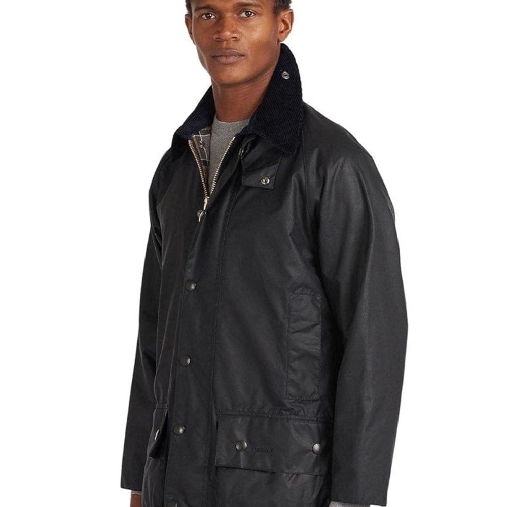 Barbour Black Military Field Jacket